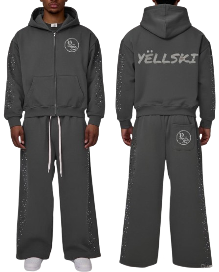 YËLLSKI Rhinestone Sweats