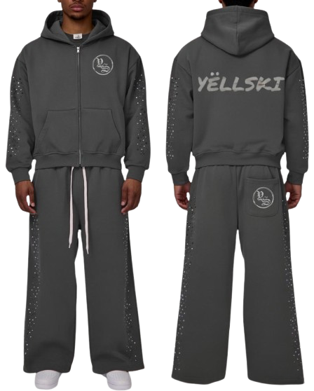 YËLLSKI Rhinestone Hoodie